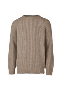 Cleptomanicx Crewneck Ribber Strickpullover Herren - Creme