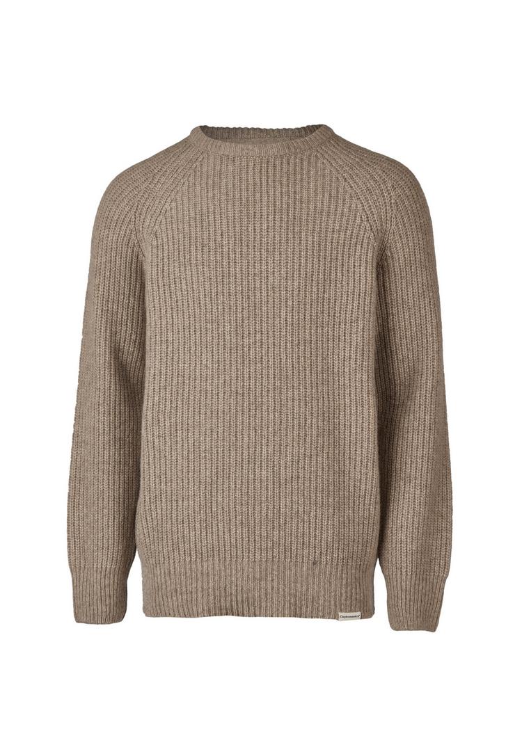 Cleptomanicx Cleptomanicx Crewneck Ribber Strickpullover Herren - Creme - 0 | SportScheck
