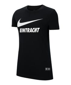 Nike Eintracht Frankfurt Swoosh T-Shirt Damen Fanshirt Damen schwarz