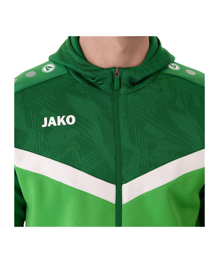 JAKO JAKO Iconic Kapuzenjacke Kids Trainingsjacke Kinder - gruen - 0 | SportScheck