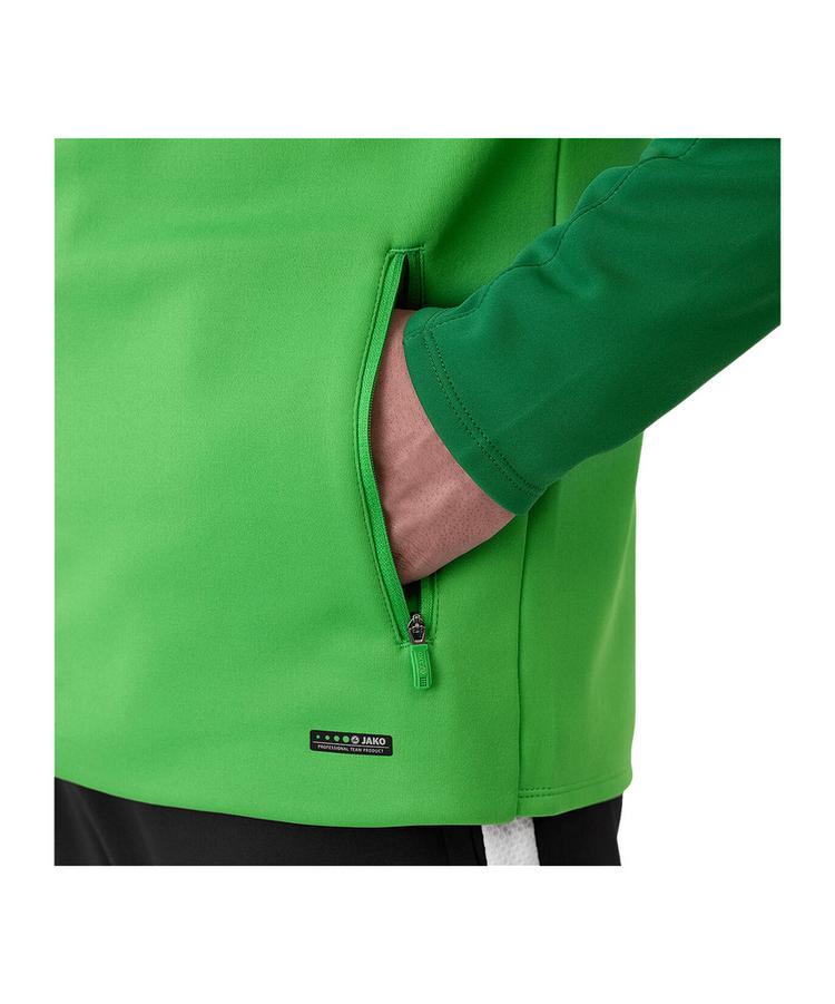 JAKO JAKO Iconic Kapuzenjacke Kids Trainingsjacke Kinder - gruen - 3 | SportScheck