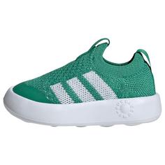 adidas Bubblecomfy Kids Schuh Sneaker Kinder Semi Court Green / Cloud White / Core Black