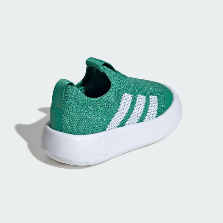 adidas adidas Bubblecomfy Kids Schuh Sneaker Kinder - Semi Court Green / Cloud White / Core Black - 4 | SportScheck