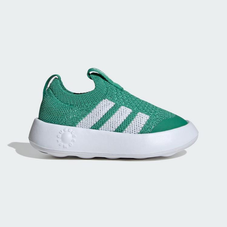 adidas adidas Bubblecomfy Kids Schuh Sneaker Kinder - Semi Court Green / Cloud White / Core Black - 6 | SportScheck