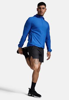Rückansicht von 2XU Aero Jacket Laufjacke Herren nebula-black reflective