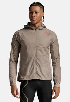 Rückansicht von 2XU Aero Windbreake Windbreaker Herren carbon/moon