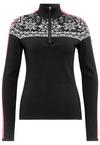 Krimson Klover Summit Zip Neck Layerlangarmshirt Damen - black