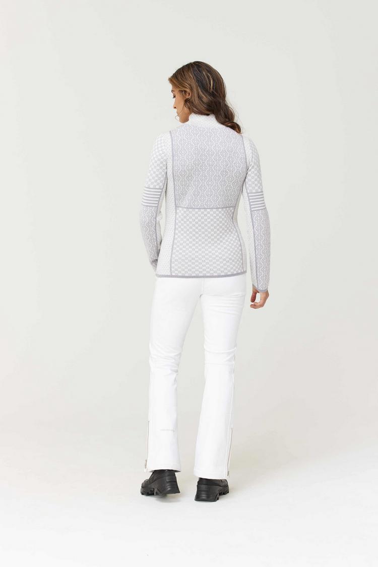 Krimson Klover Krimson Klover Pow Zip Neck Layerlangarmshirt Damen - snow - 1 | SportScheck