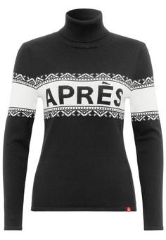 Krimson Klover Apres Turtleneck Layerlangarmshirt Damen black