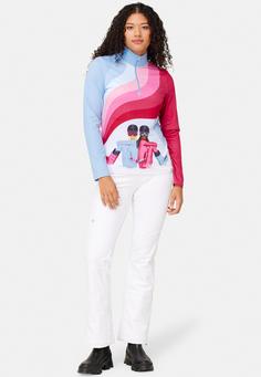 Rückansicht von Krimson Klover Ski Disco Top Layerlangarmshirt Damen ski disco