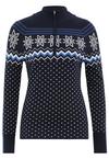 Krimson Klover Snowhut Zip Neck Layerlangarmshirt Damen - navy