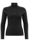 Krimson Klover Slalom Zip Neck Layerlangarmshirt Damen - black