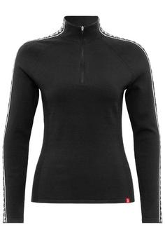 Krimson Klover Slalom Zip Neck Layerlangarmshirt Damen black