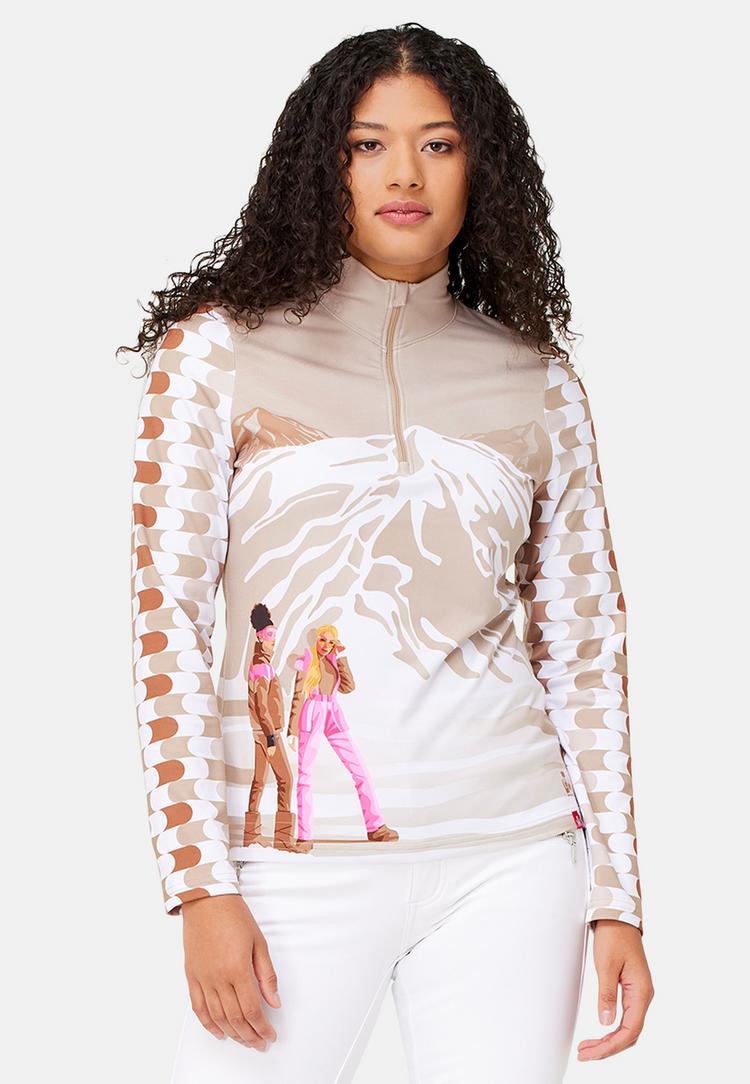 Krimson Klover Krimson Klover Mountain Groove Top Layerlangarmshirt Damen - pecan - 0 | SportScheck