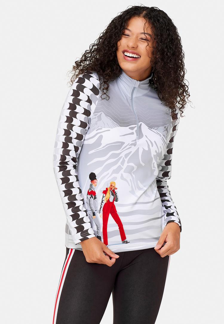 Krimson Klover Krimson Klover Mountain Groove Top Layerlangarmshirt Damen - charcoal - 0 | SportScheck