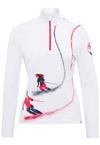 Krimson Klover Ski Lightning Top Layerlangarmshirt Damen - white
