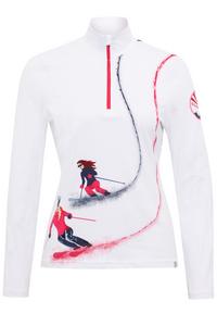 Krimson Klover Ski Lightning Top Layerlangarmshirt Damen - white