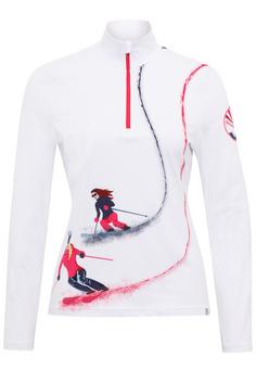 Krimson Klover Ski Lightning Top Layerlangarmshirt Damen white