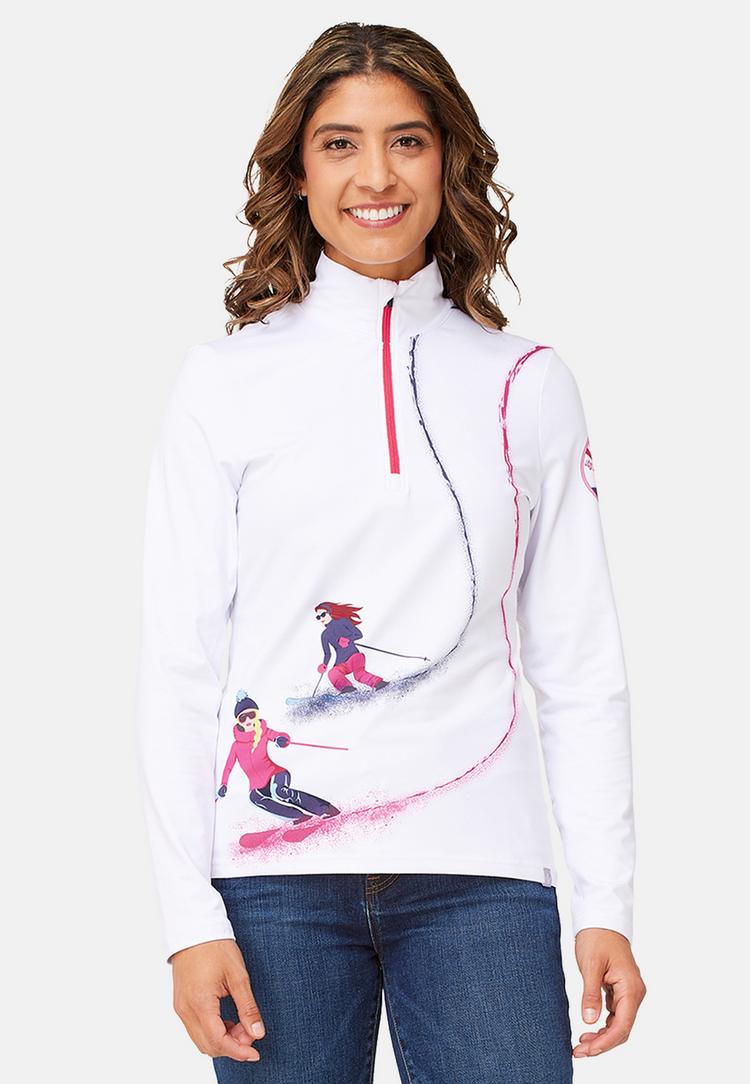 Krimson Klover Krimson Klover Ski Lightning Top Layerlangarmshirt Damen - white - 0 | SportScheck