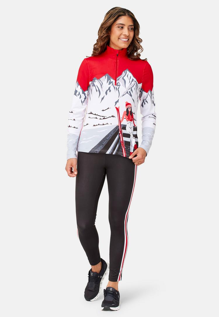 Krimson Klover Krimson Klover Apres Anyone Layerlangarmshirt Damen - red - 3 | SportScheck