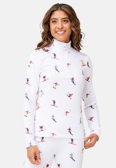 Rückansicht von Krimson Klover Multi Skiers Layerlangarmshirt Damen white