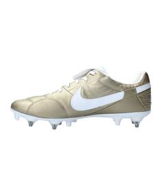 Rückansicht von Nike Premier III SG-Pro AC Fußballschuhe goldweiss