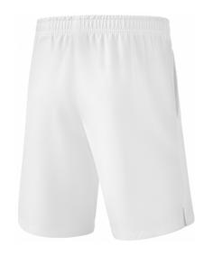 Rückansicht von Erima Tennis Short ohne Innenslip Kids Trainingshose Kinder weiss