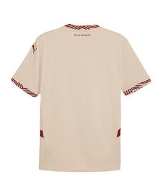 Rückansicht von PUMA RB Salzburg Trikot 3rd 2024/2025 Beige Fußballtrikot beigerot