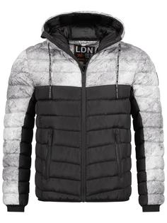 BRAVE SOUL Cyiber Steppjacke Herren schwarz / grau rock