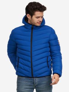 Rückansicht von BRAVE SOUL Grantplain Steppjacke Herren cobalt