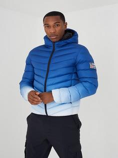 BRAVE SOUL Grantplain Steppjacke Herren blau Verlauf