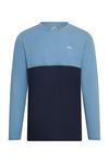 Jeff Green Bo Langarmshirt Herren - Navy/Sky Blue