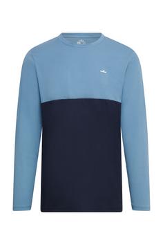 Jeff Green Bo Langarmshirt Herren Navy/Sky Blue