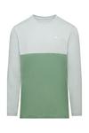 Jeff Green Bo Langarmshirt Herren - Mint Grey/Olive