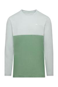 Jeff Green Bo Langarmshirt Herren - Mint Grey/Olive