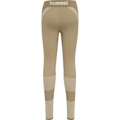 Rückansicht von hummel hmlSPIN SEAMLESS TIGHTS Tights Kinder SIMPLY TAUPE