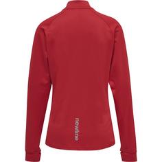 Rückansicht von Newline WOMEN CORE MIDLAYER Funktionssweatshirt Damen TANGO RED