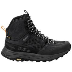 Rückansicht von Jack Wolfskin TERRAQUEST TEXAPORE MID M Wanderschuhe Herren black