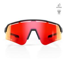 Rückansicht von DELAYON Pulse Aero Sportbrille Matte Black-Red VLT 18