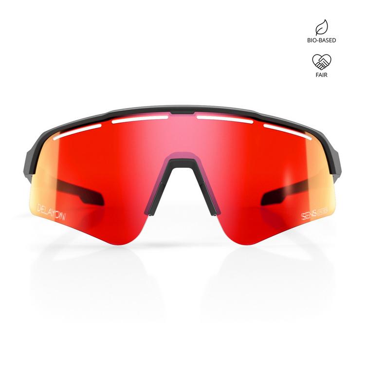 DELAYON DELAYON Pulse Aero Brille - Matte Black-Red VLT 18 - 0 | SportScheck