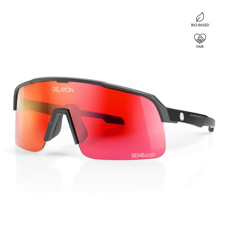 DELAYON DELAYON Pulse Brille - Matte Black-Red VLT 18 - 0 | SportScheck