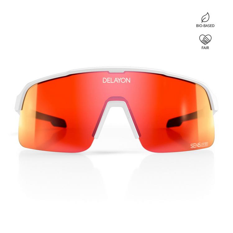 DELAYON DELAYON Pulse Brille - Matte White-Red VLT 18 - 0 | SportScheck