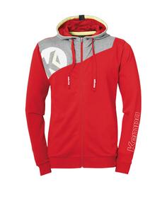 Kempa Core 2.0 Kapuzenjacke Trainingsjacke Herren rotgrau