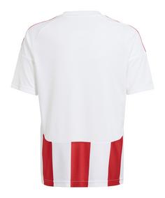 Rückansicht von adidas Striped 24 Trikot Kids Fußballtrikot Kinder weissrot