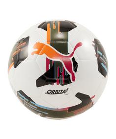 PUMA Orbita 6 MS Trainingsball Fußball weissmehrfarbig