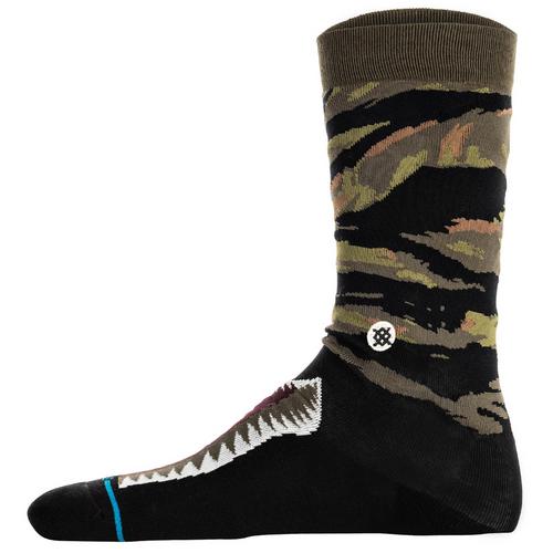 Rückansicht von Stance Socken Freizeitsocken Schwarz/Grün