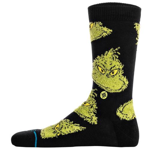 Rückansicht von Stance Socken Freizeitsocken Schwarz/Grün