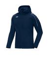 JAKO Classico Kapuzenjacke Trainingsjacke Herren - blau