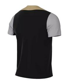Rückansicht von Nike Trainingsshirt Funktionsshirt Herren schwarzgoldschwarz
