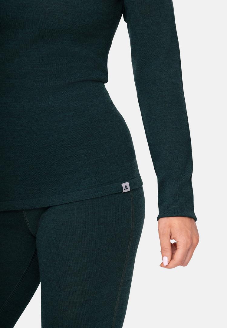 DANISH ENDURANCE DANISH ENDURANCE Merino Baselayer W&auml;scheset Damen - dark green - 1 | SportScheck